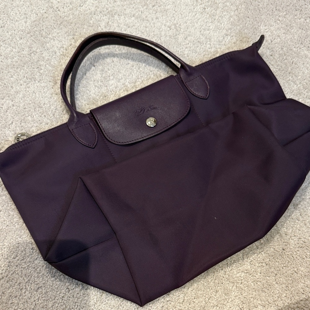 Longchamp Elegant Purple Women's Tote Bag